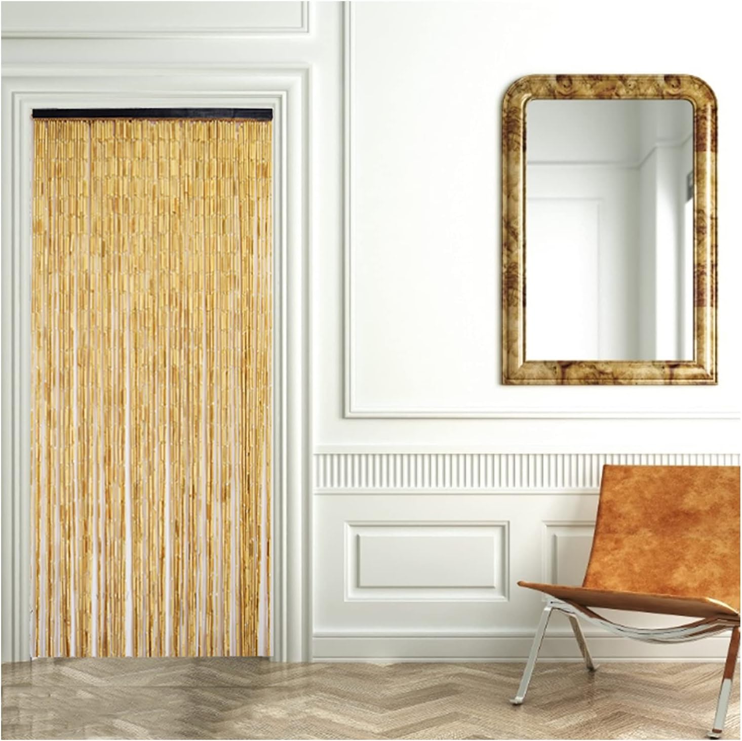 Etlegor Natural Wood and Bamboo Door Curtain