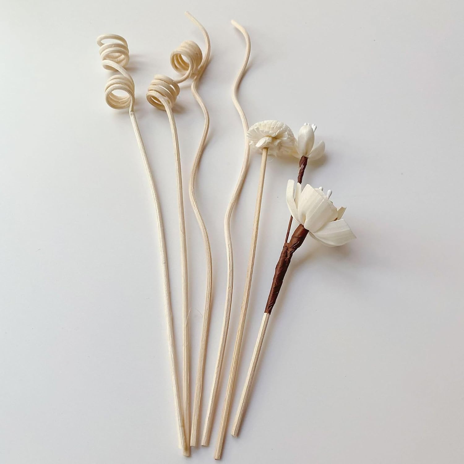 TALTAW White Rose Reed Diffuser Sticks Set 6 Pcs