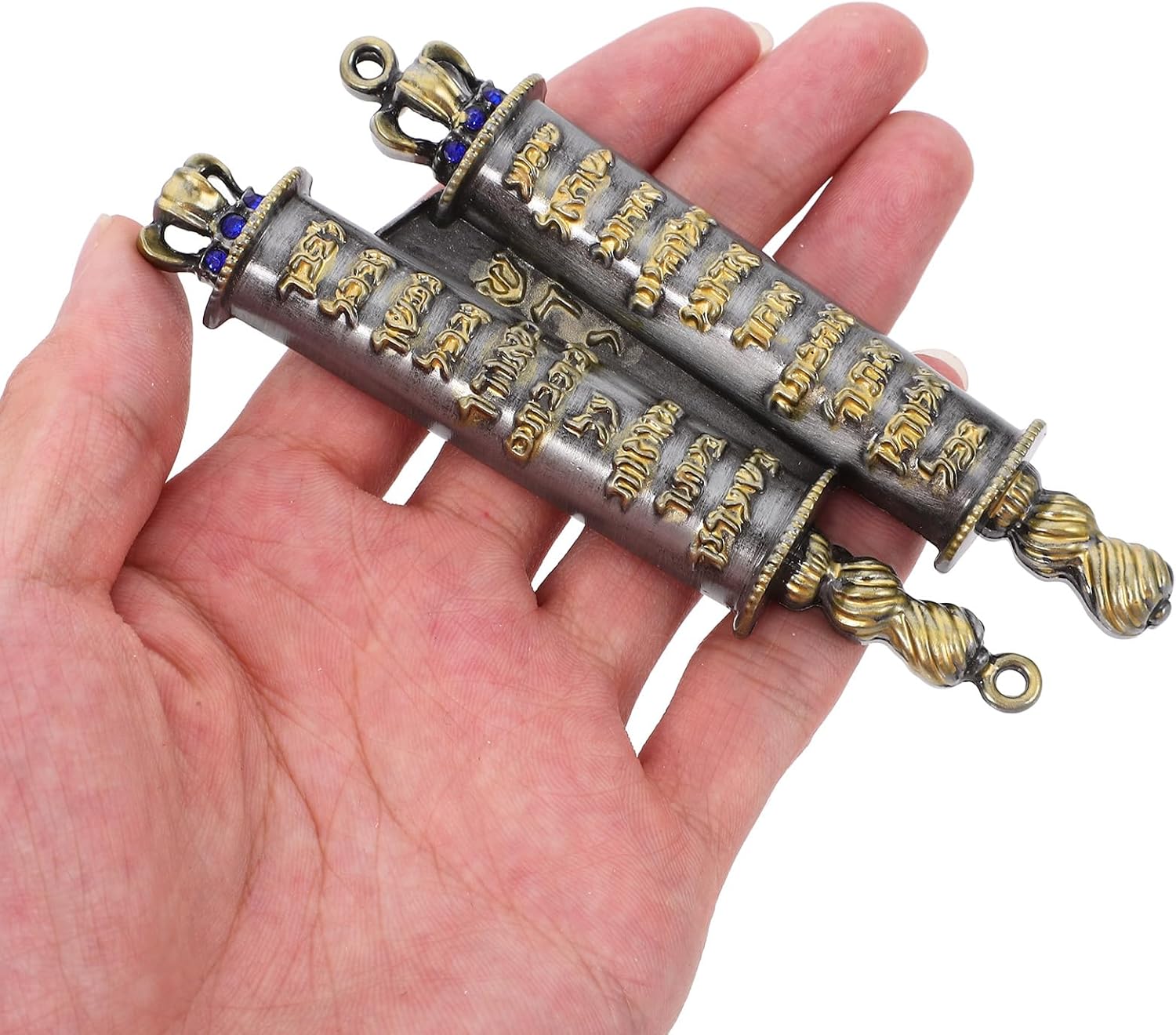 LUOZZY 1pc Deep Gray Mezuzah Door Blessing Ornament