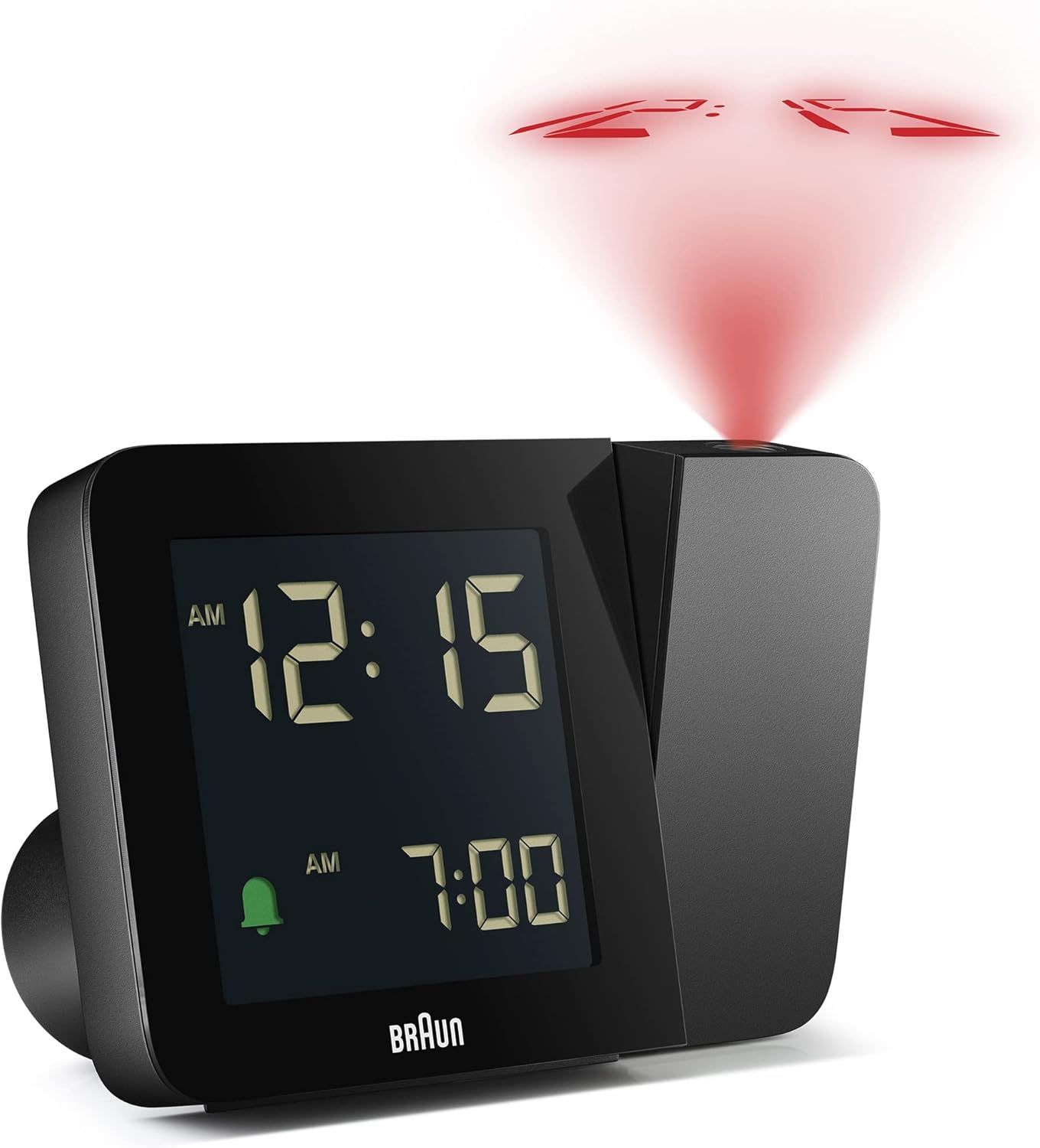 Braun Digital Projection Alarm Clock with 4 Backlight Options