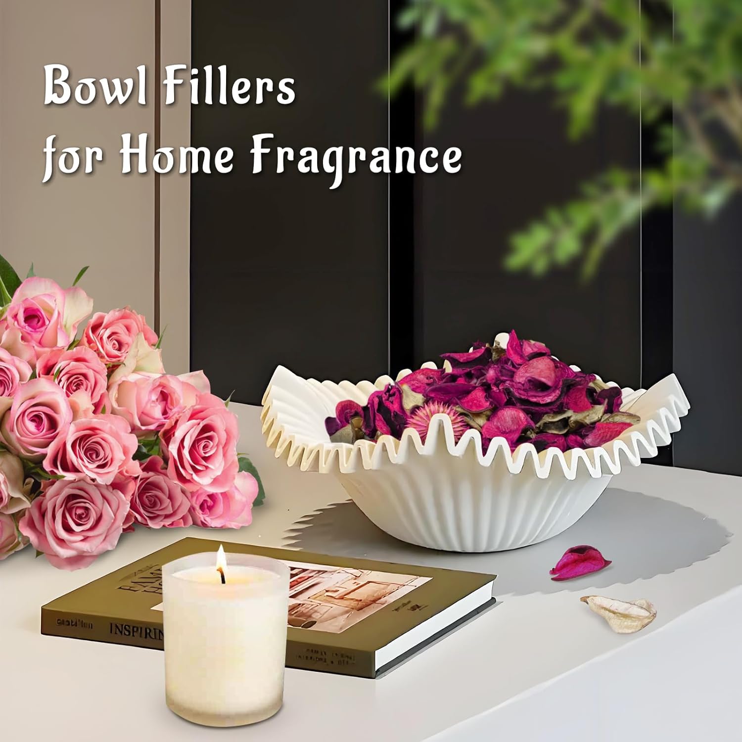 SCENTORINI Rose Scented Potpourri Bags for Home Decor