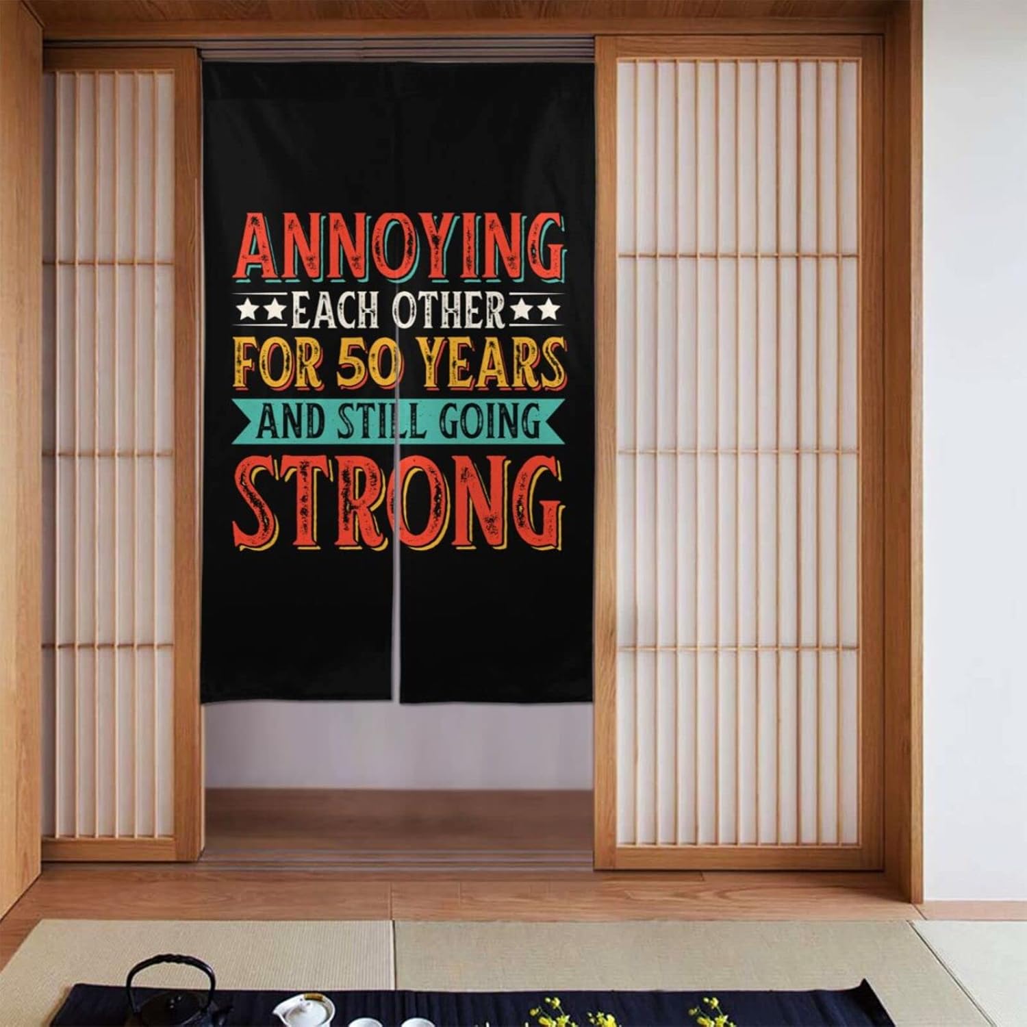 Annoying Each Other Blackout Curtains for Doorways
