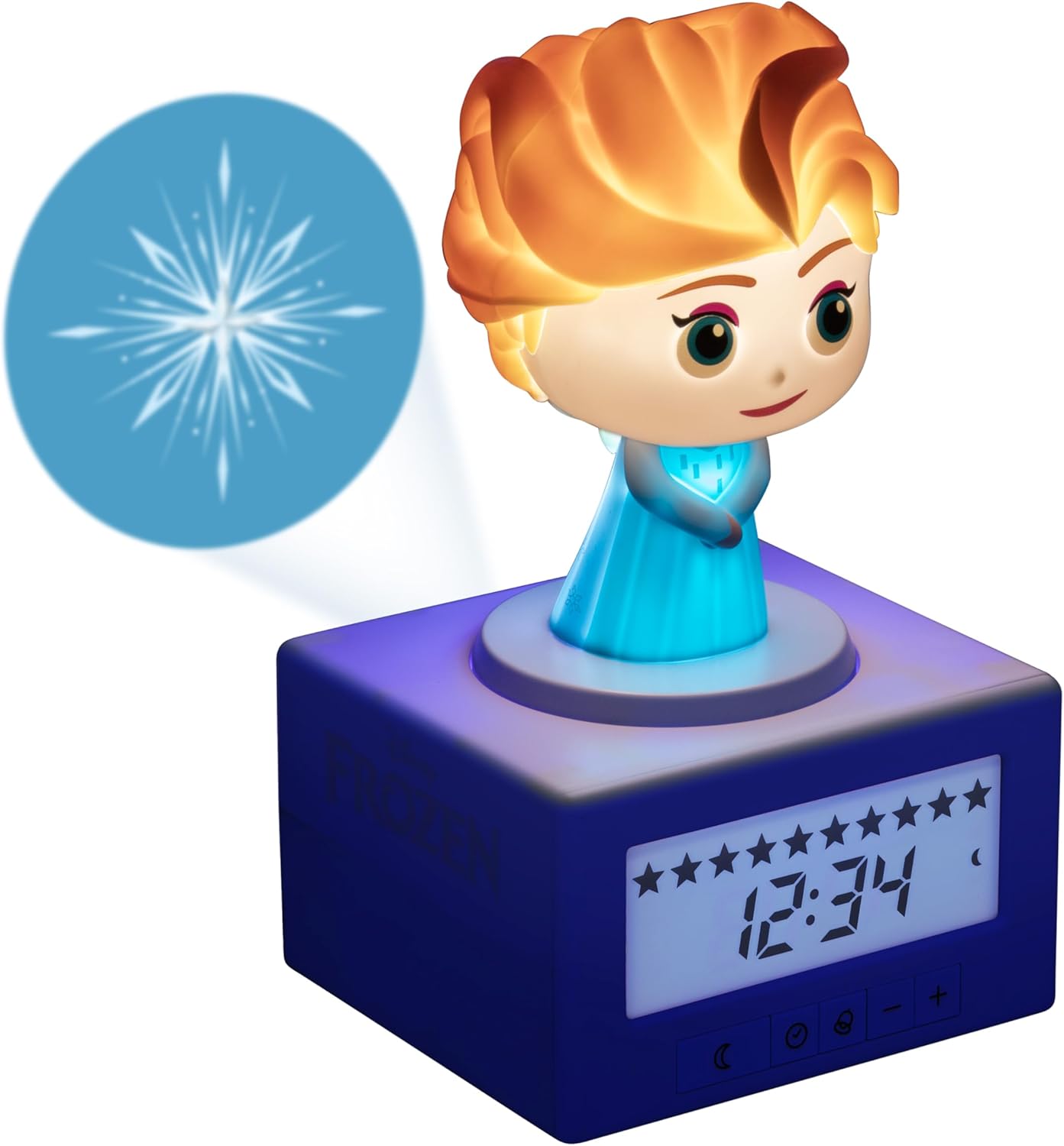 Disney Frozen Elsa Sleep Training Alarm Clock with Night Light