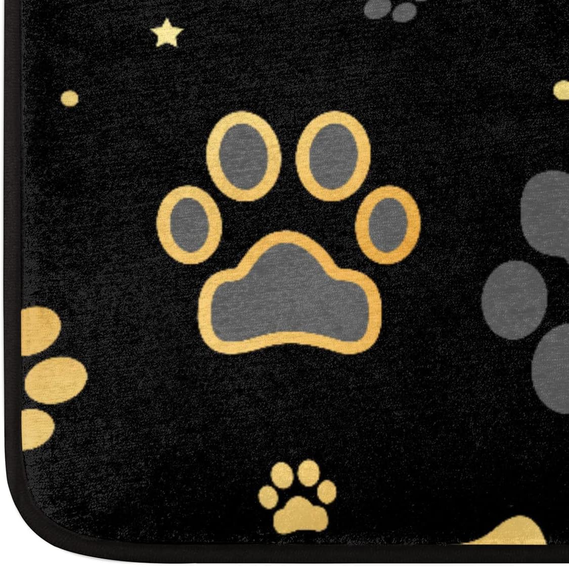 Animal Dog Paw Prints Runner Rug 2x6ft Hallway Entryway Mat