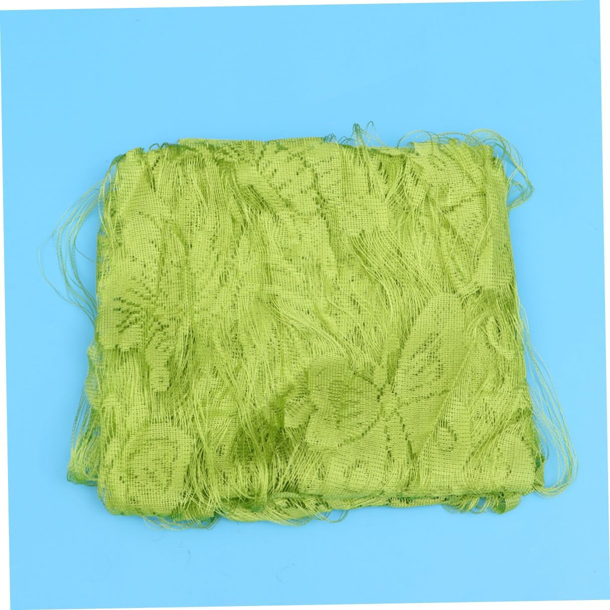 PRETYZOOM Green Strip Tassel Curtain Room Divider for Privacy and Natural Light