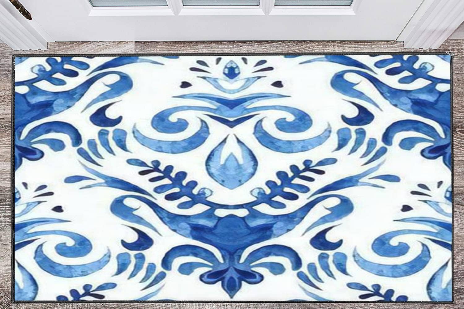 Modern 3D Printed Area Rug for Home Decor