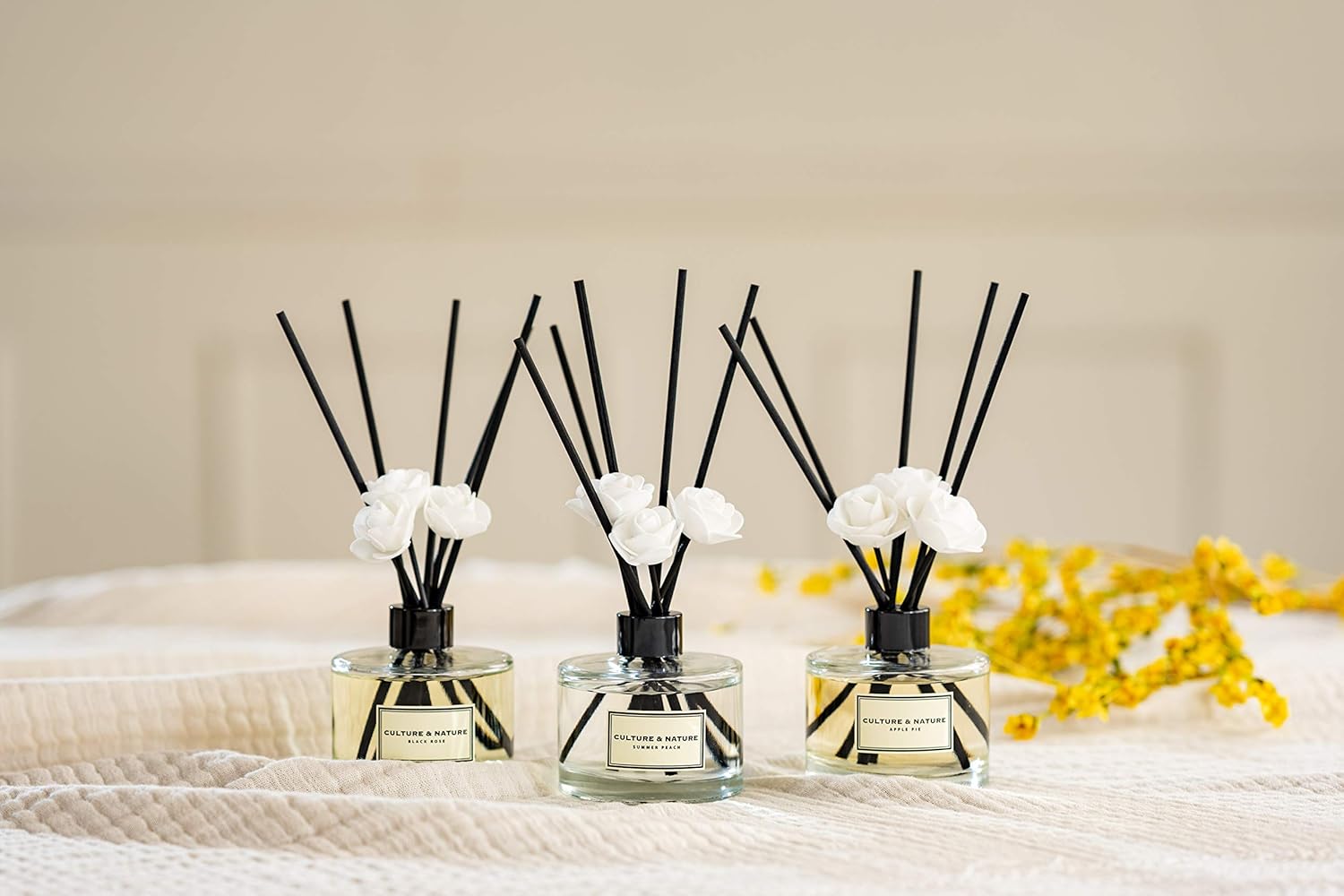 CULTURE NATURE Reed Diffuser Set Black Cherry