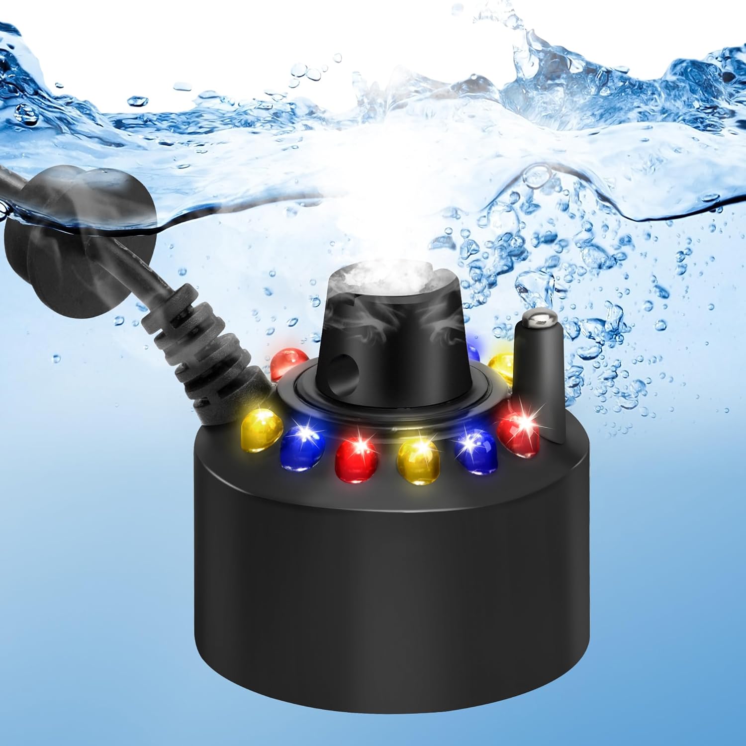 DaToo Mini Mist Maker Fog Machine with 12 LED Lights
