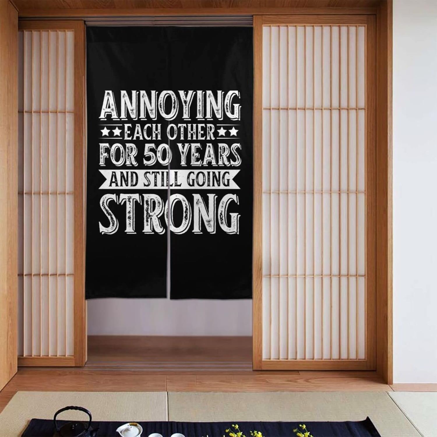 Annoying Each Other 50 Years Still Strong Blackout Curtain 34x56in