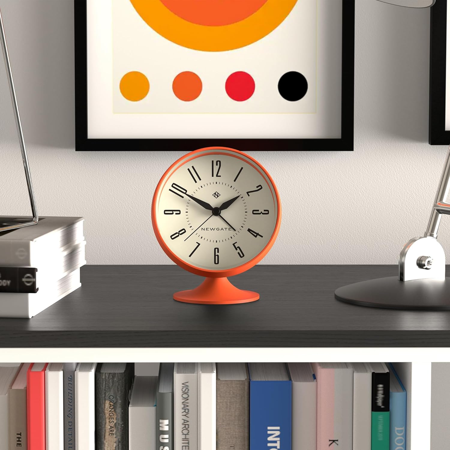 NEWGATE Spheric Alarm Clock with Retro Design