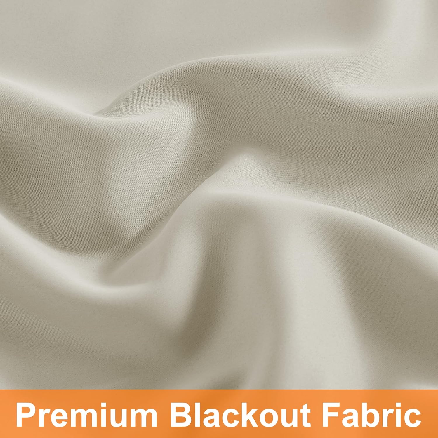RYB HOME Blackout Curtain Panel 26x72 for French Doors