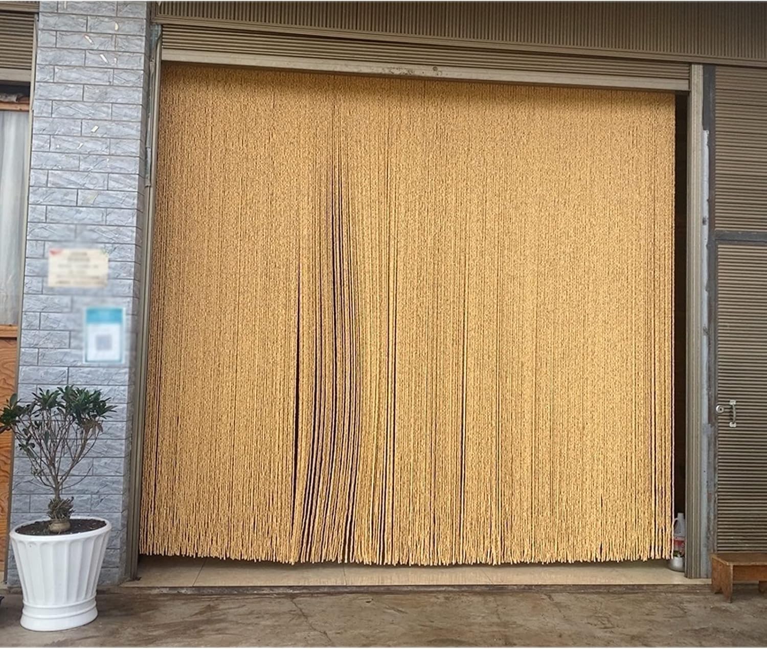 Handmade Bamboo Bead Door Curtain for Home Decor