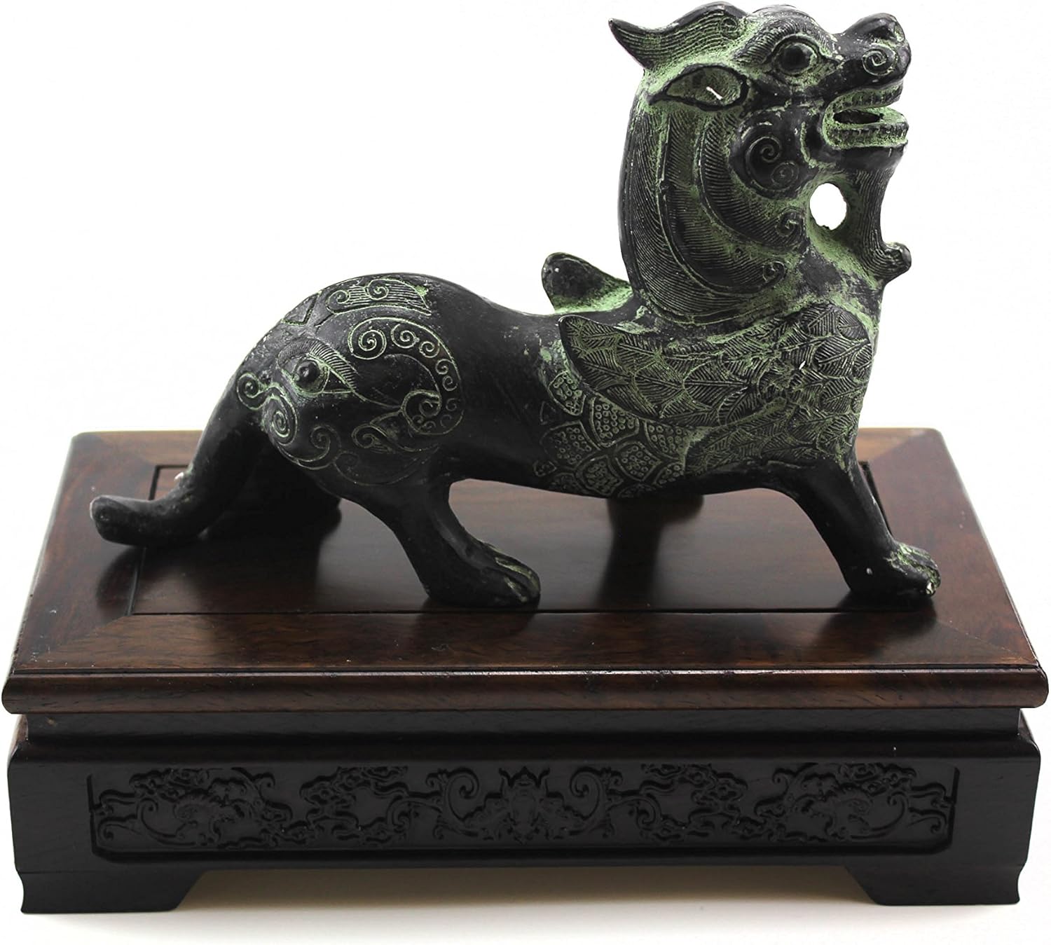 Oriental Furniture Chinese Rosewood Solid Mahagony Display Stand Pedestal