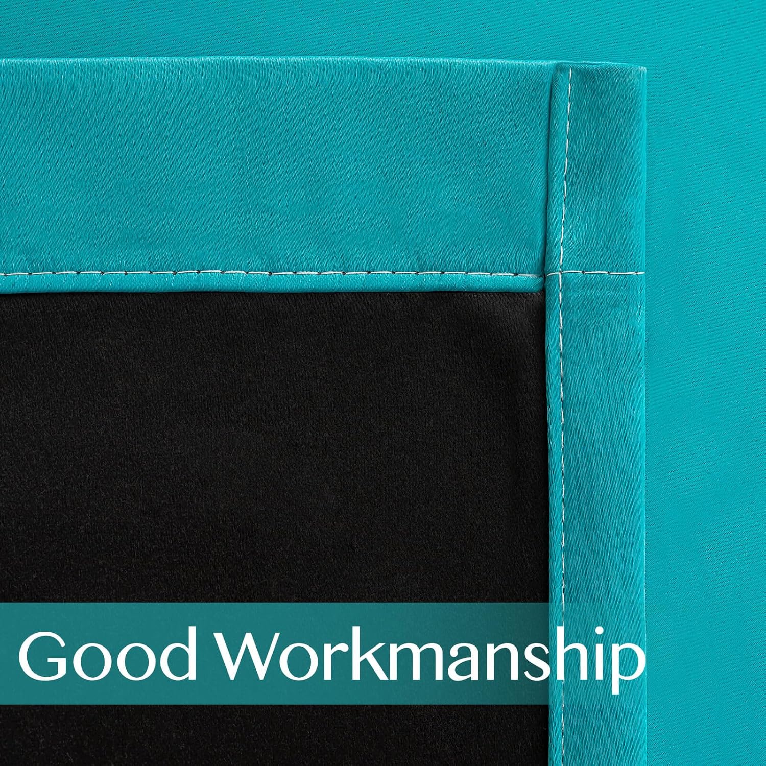 WUBODTI Blackout Teal Curtains 2 Panels 42x84 Inch