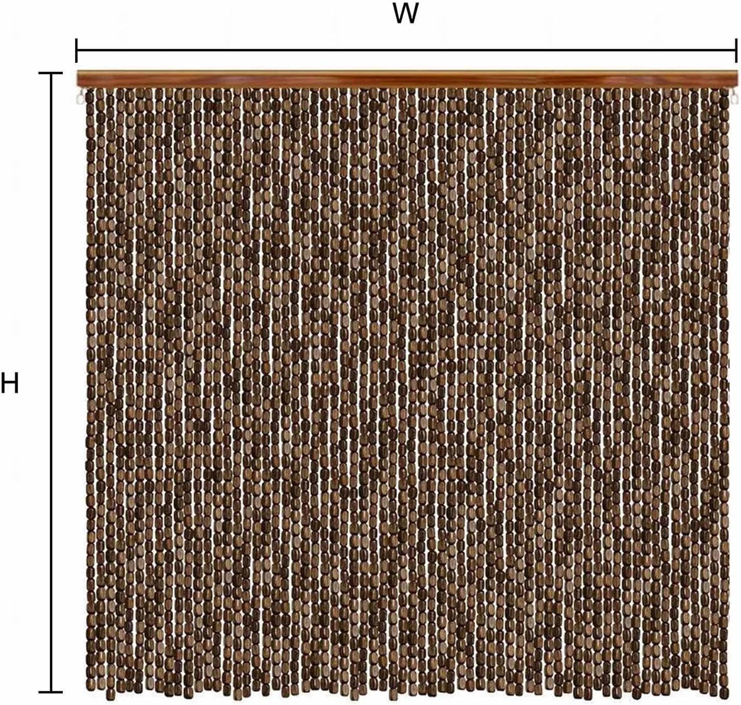 Jolan Retro Bead Curtains Door Decor Panel