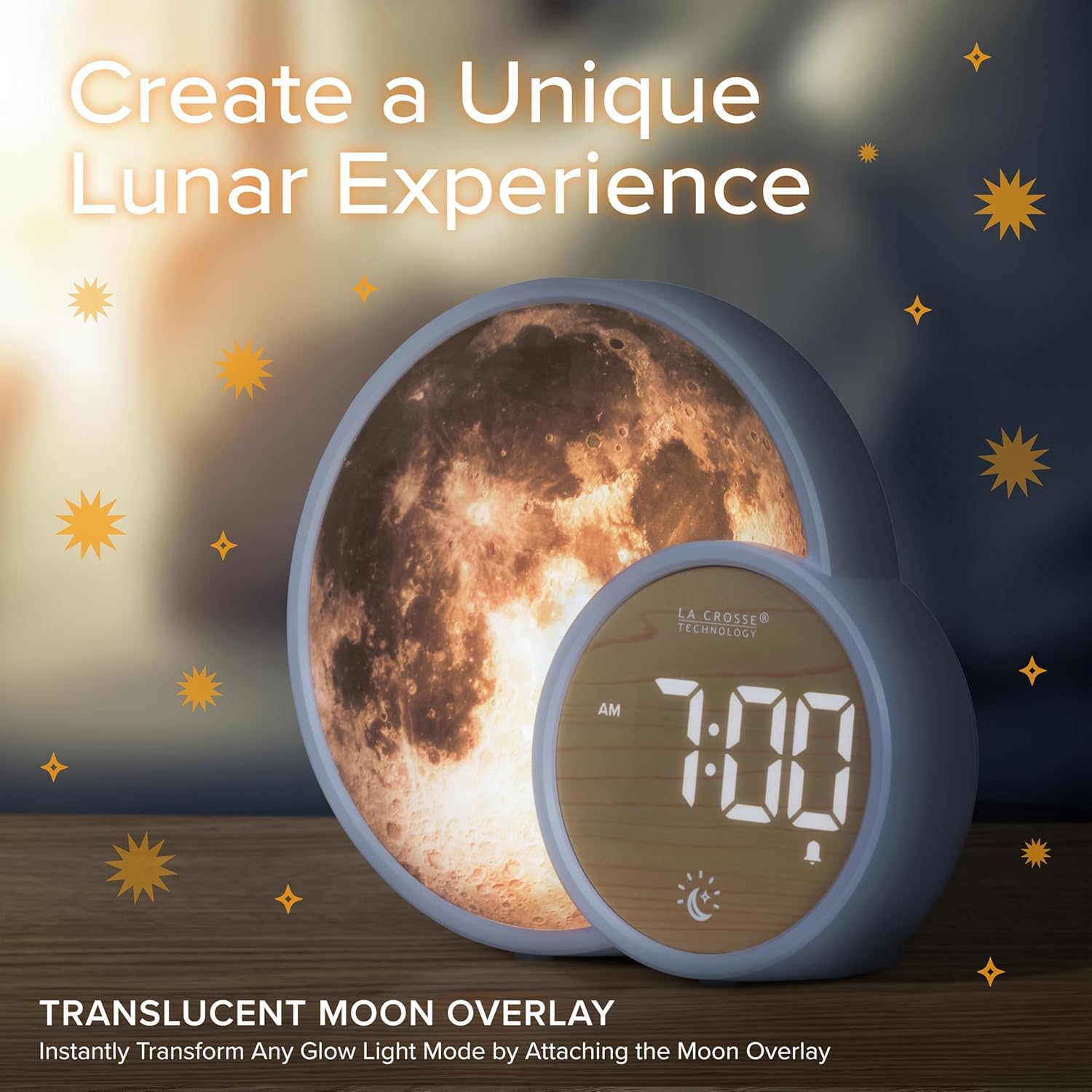 La Crosse Technology L Eclipse Light Assist Alarm Clock