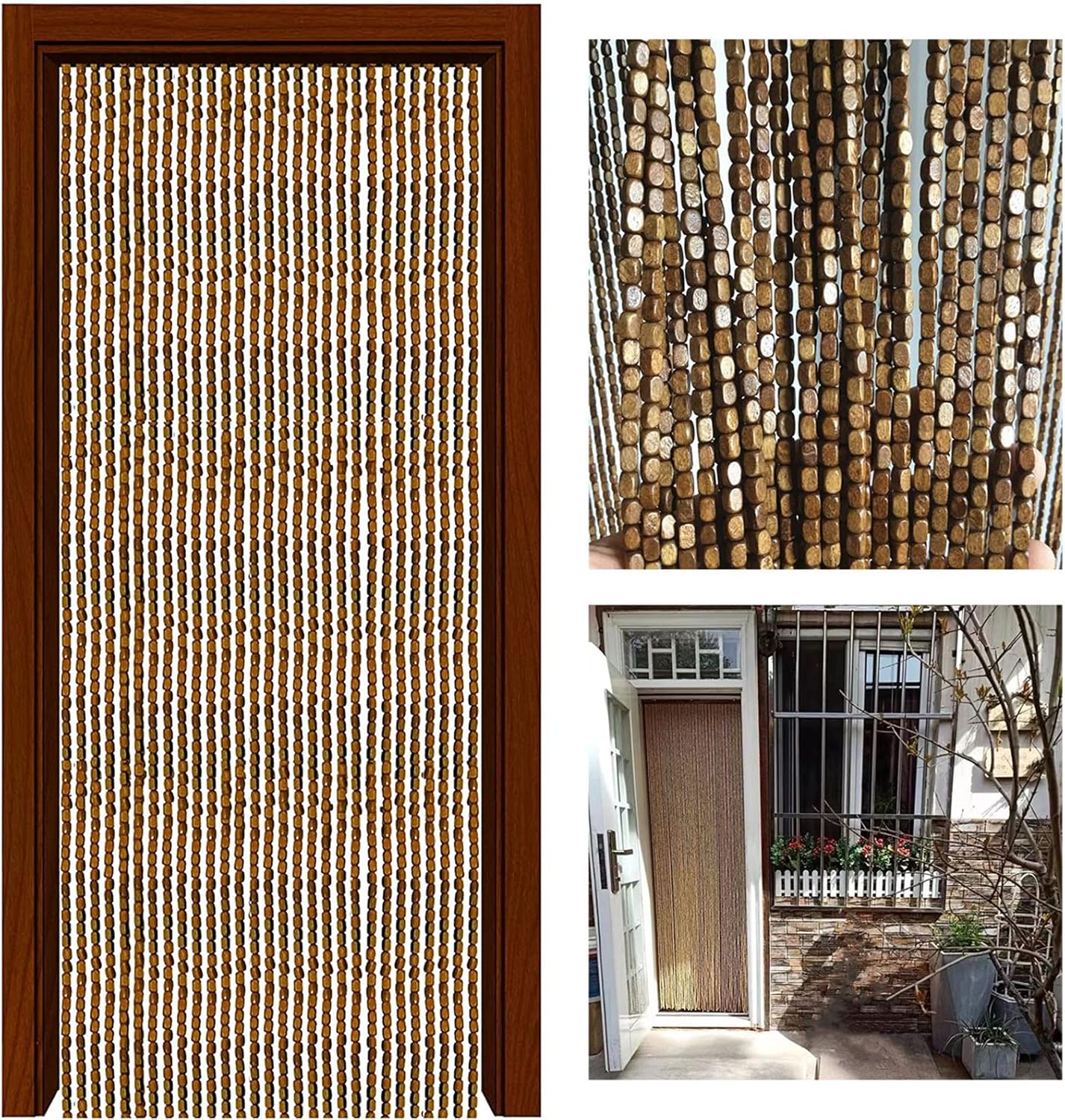 Custom Bamboo Beaded Curtain for Doorway