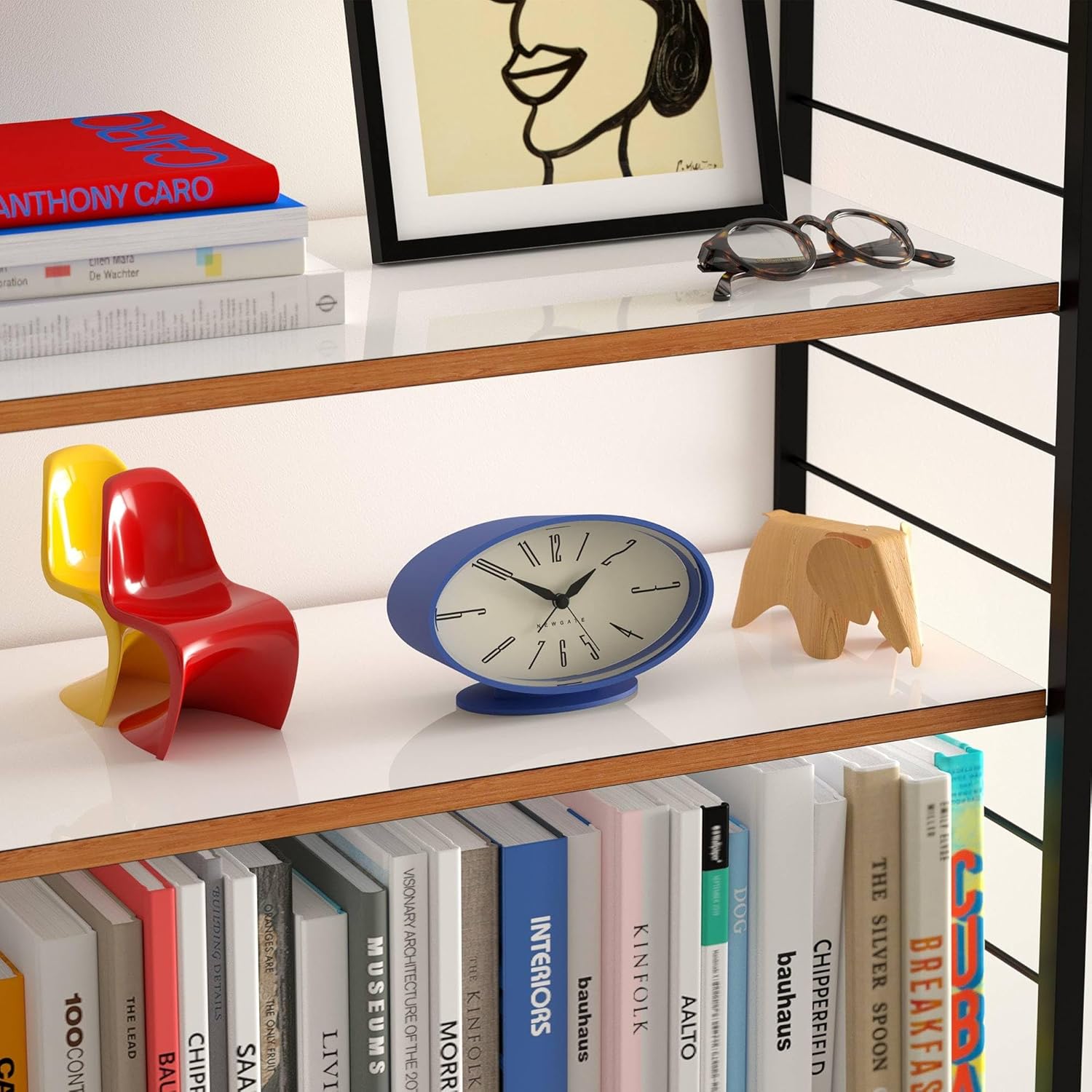NEWGATE Ronnie Alarm Clock Oval Retro Design