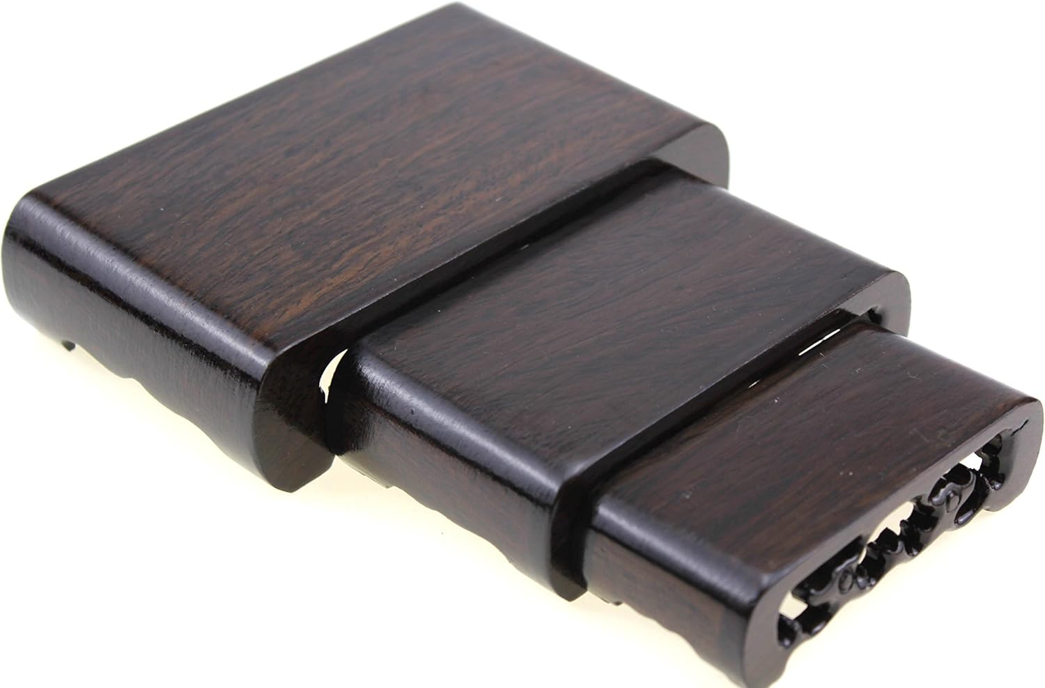 Oriental Rosewood 3-Piece Display Pedestal Set