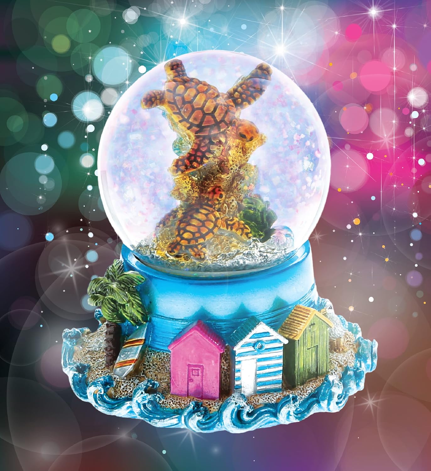 CoTa Global Cool Summer Sea Turtle Snow Globe - 65mm