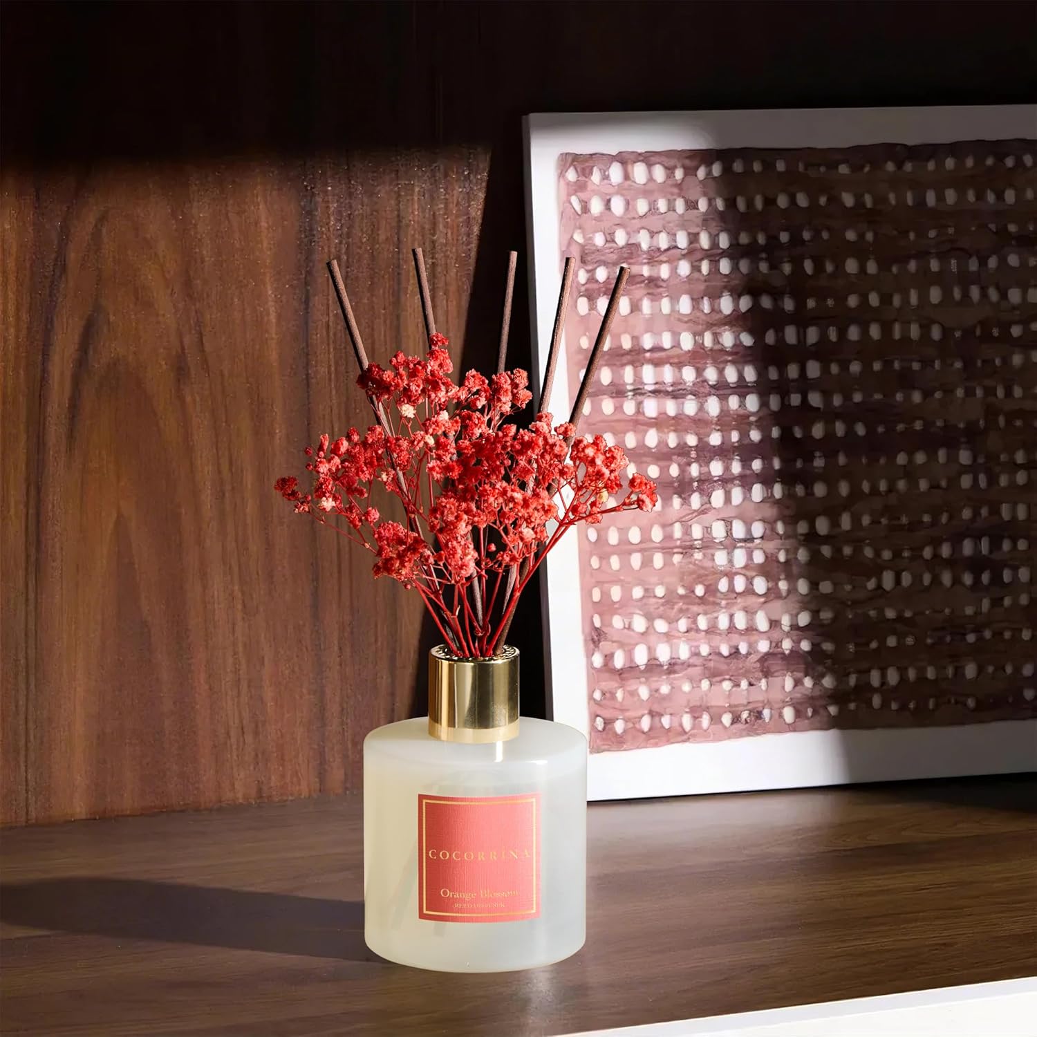 COCORRINA Orange Blossom Reed Diffuser Set 676 Floz