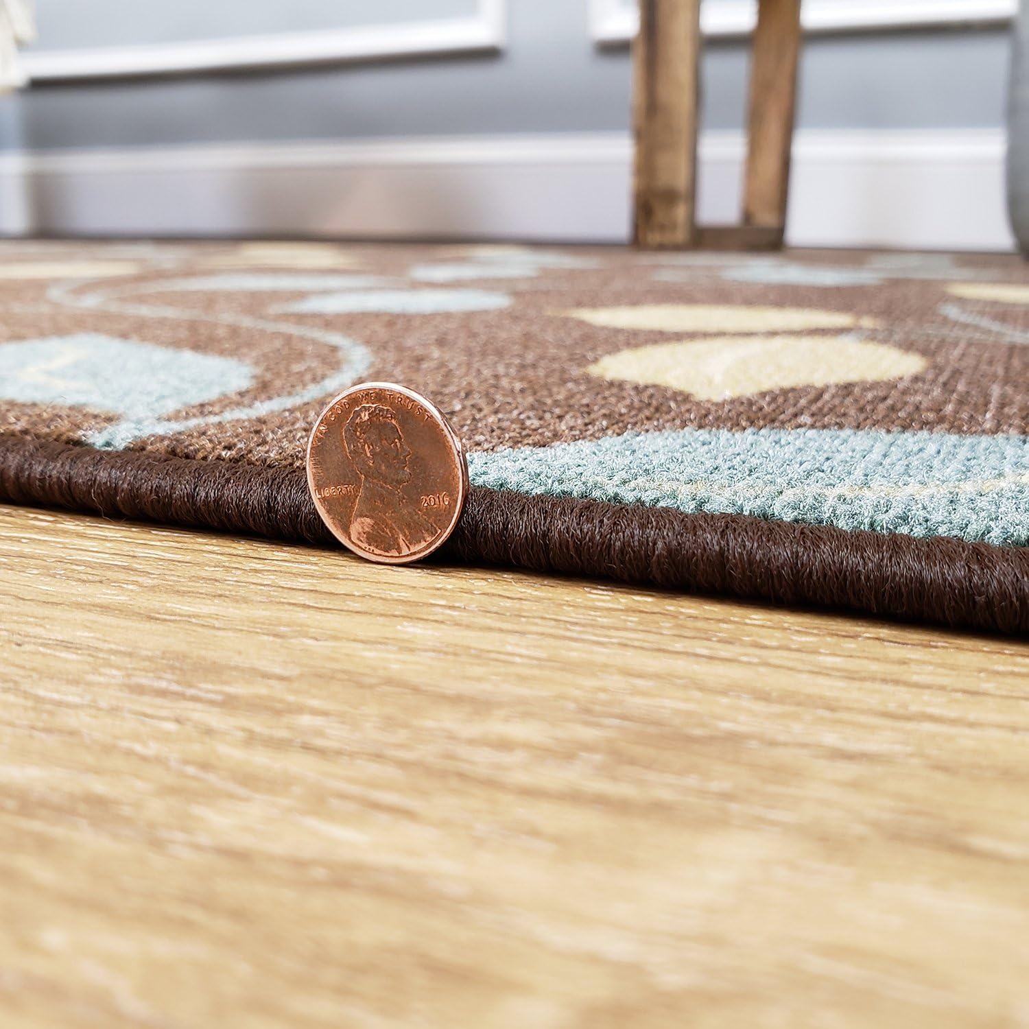 Maxy Home Custom Size Hallway Runner Rug - Choose Width x Length