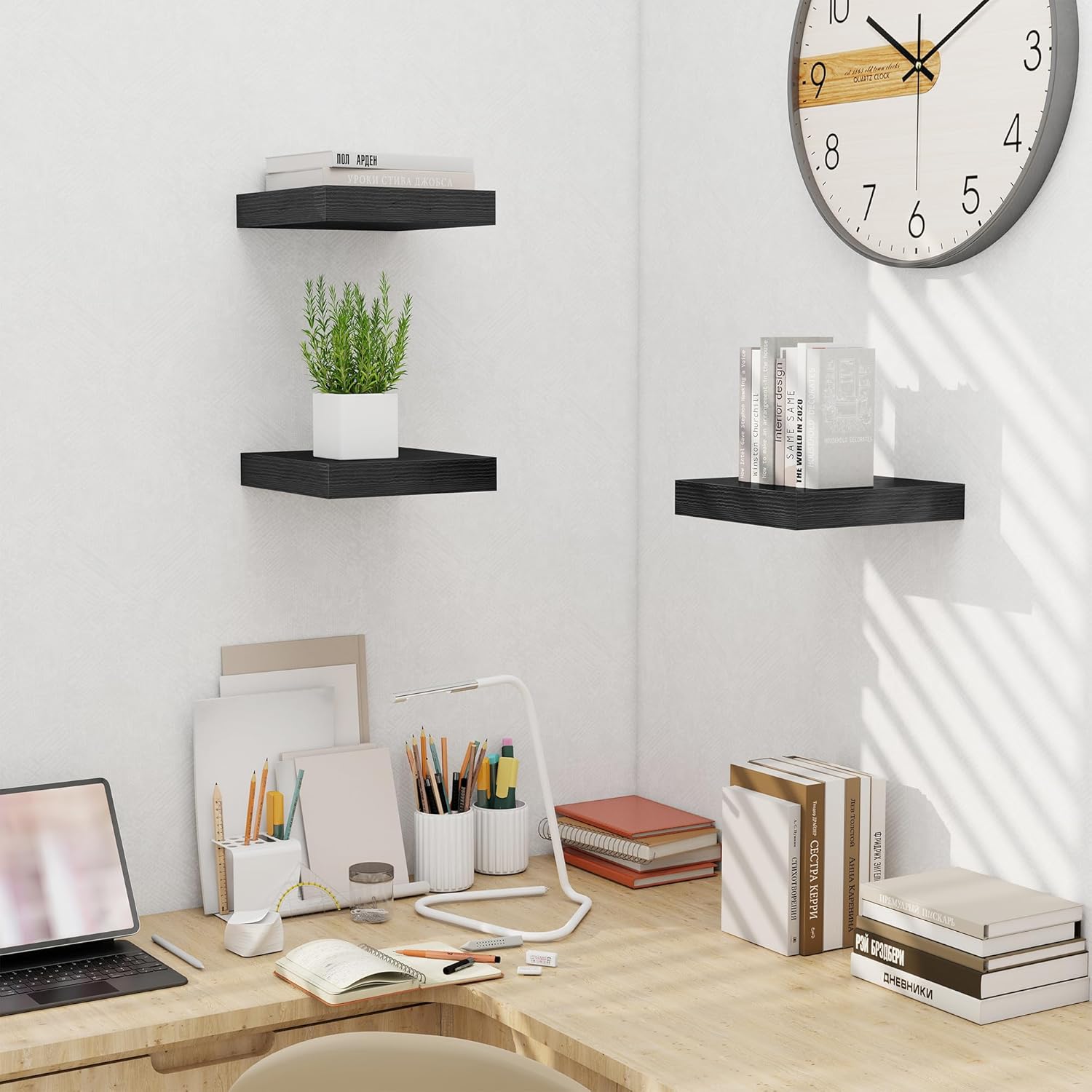 Fun Memories 10 Inch Deep Floating Shelves Set of 2