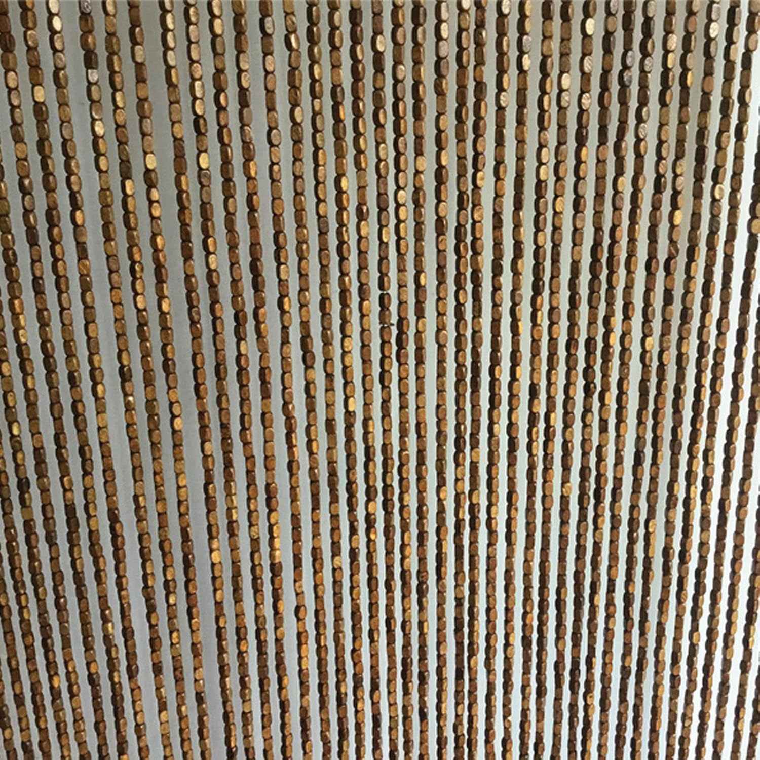 Natural Bamboo Beaded Curtain for Doorways and Decor