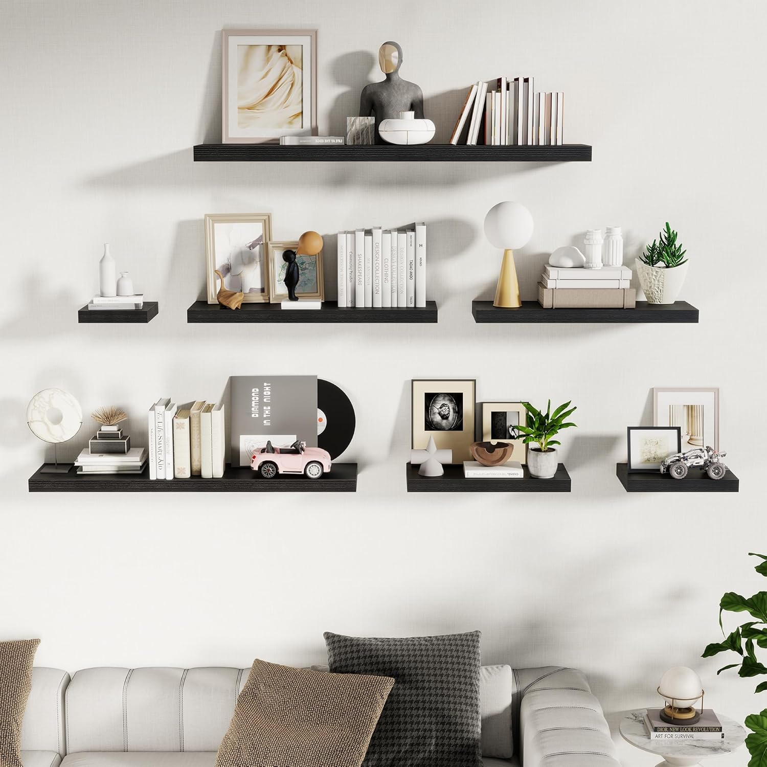 Fun Memories 10 Inch Deep Floating Shelves Set of 2
