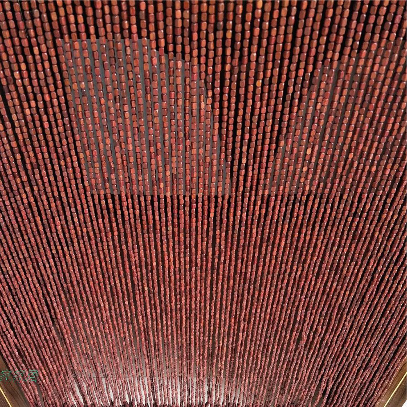 LEOSXA Bamboo Bead Curtain Door Divider