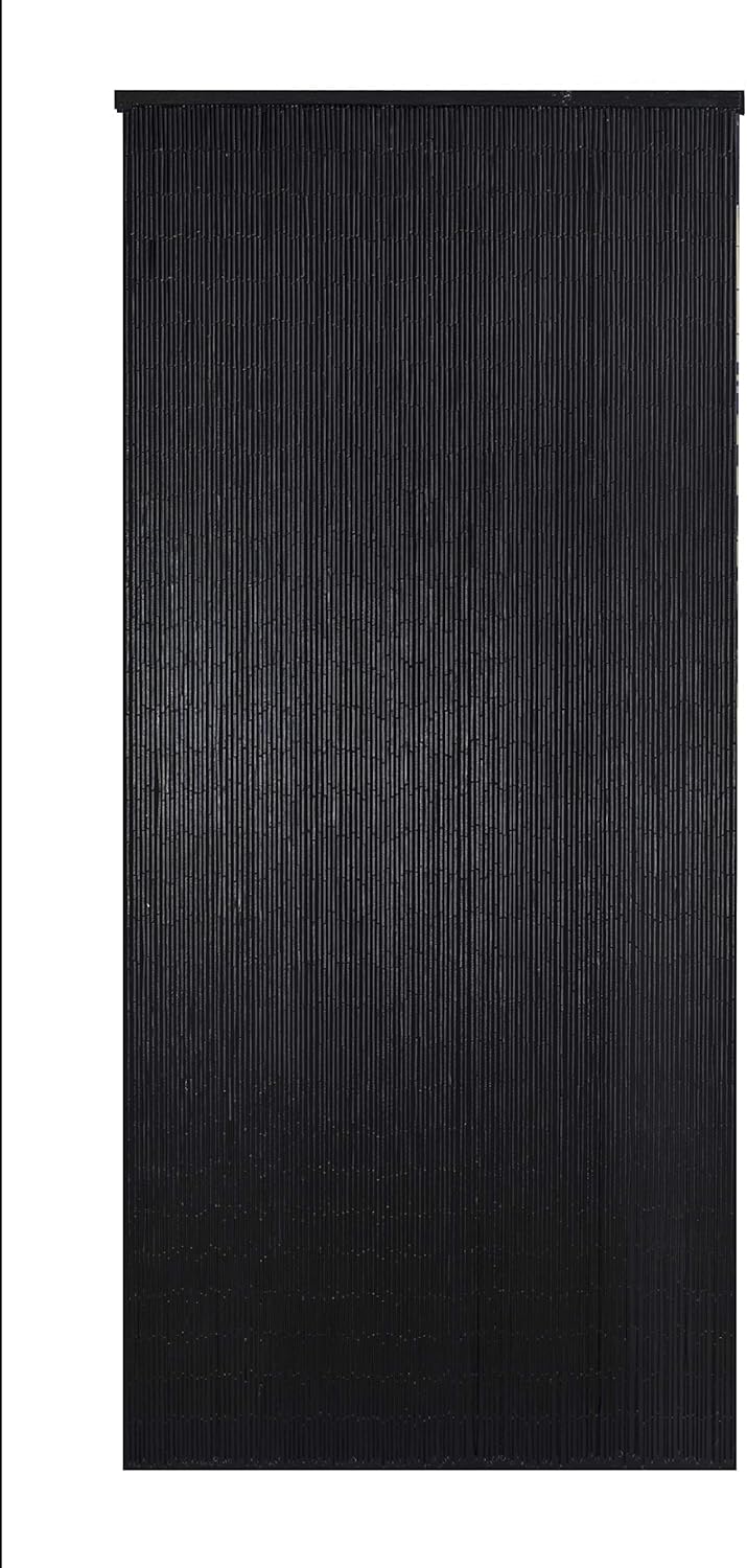 Bamboo Beaded Curtain Black