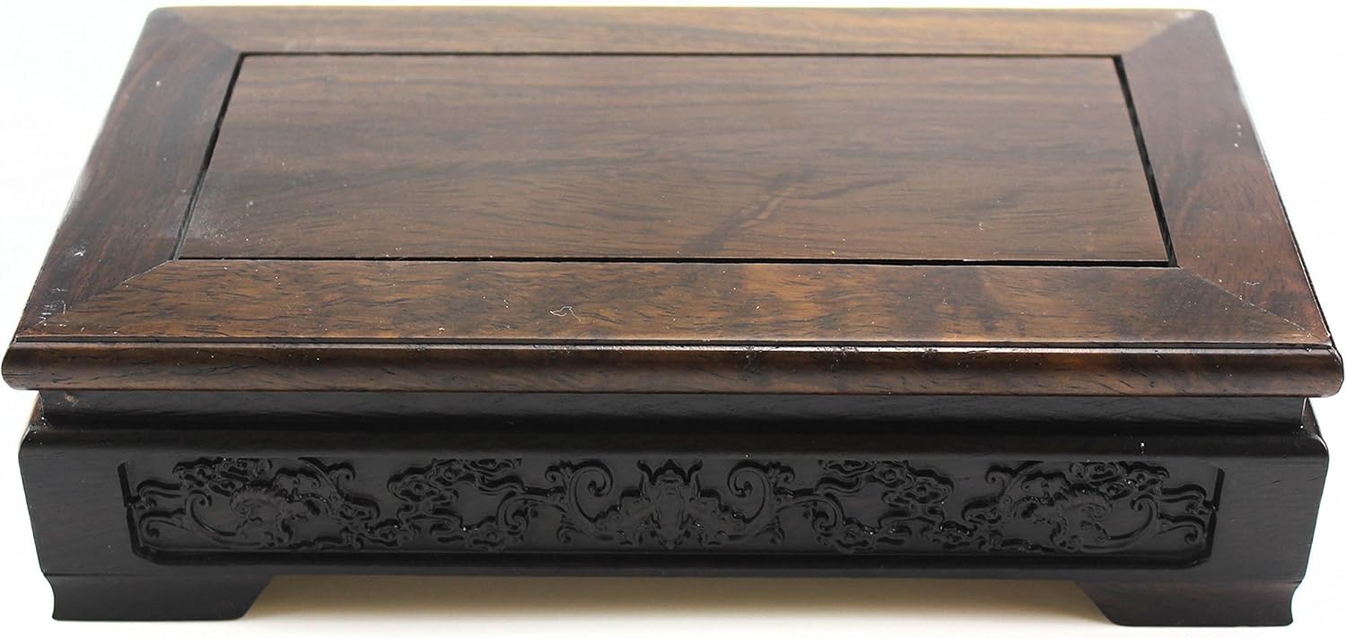 Oriental Furniture Chinese Rosewood Solid Mahagony Display Stand Pedestal