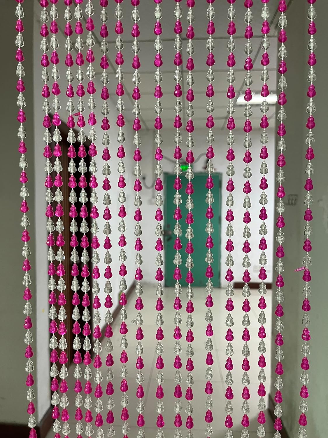 ZiDeTang 18 Rows Acrylic Calabash Beaded Curtain