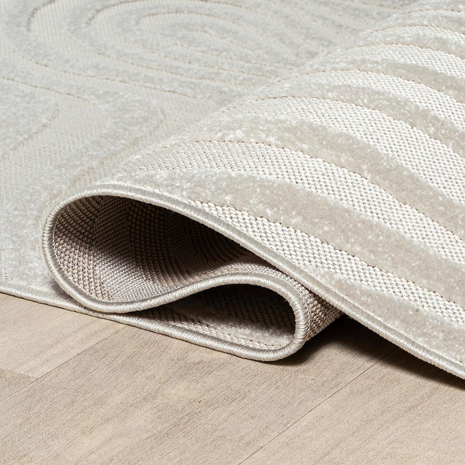 Scn103a-28 Maribo Abstract Striped Runner Rug