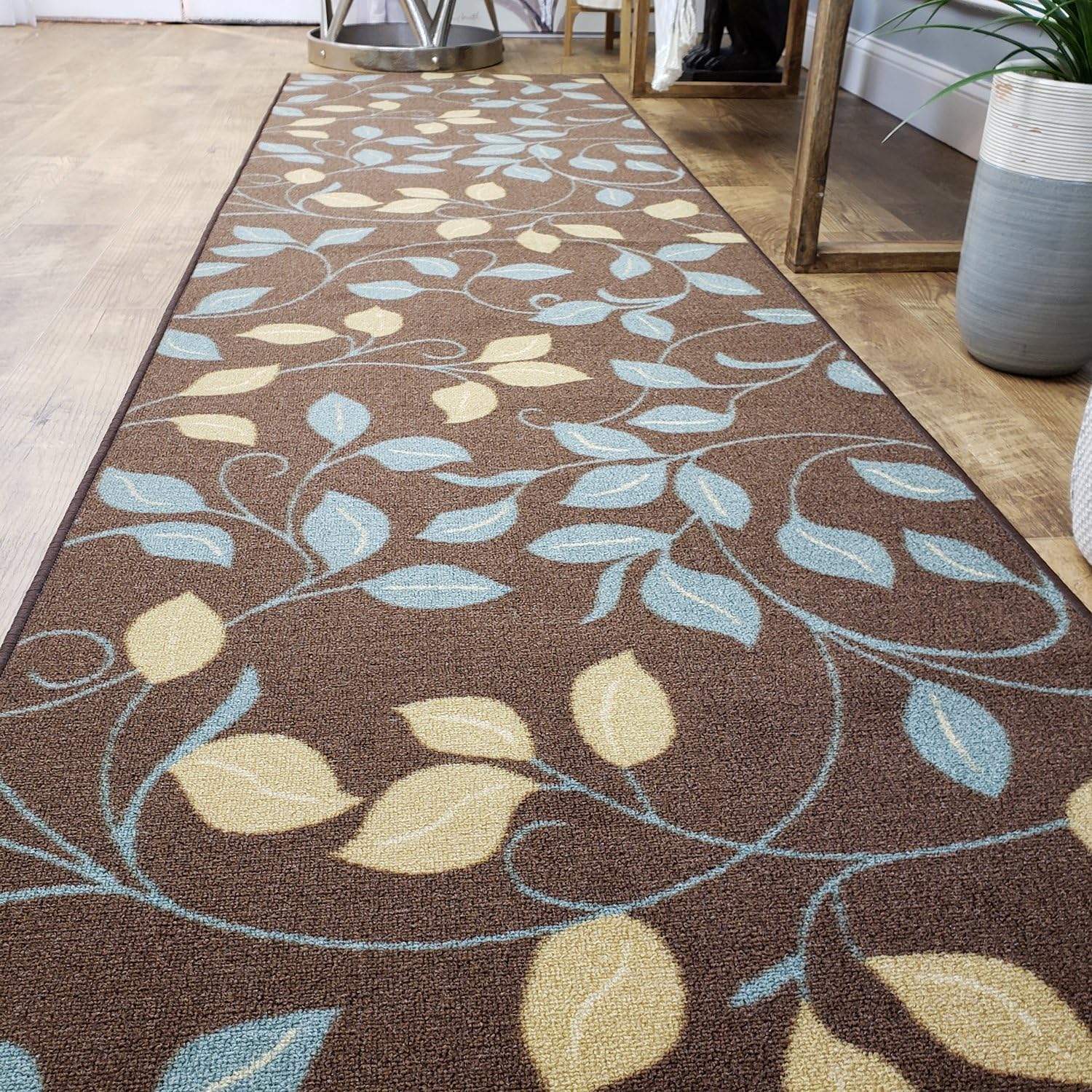 Maxy Home Custom Size Hallway Runner Rug - Choose Width x Length