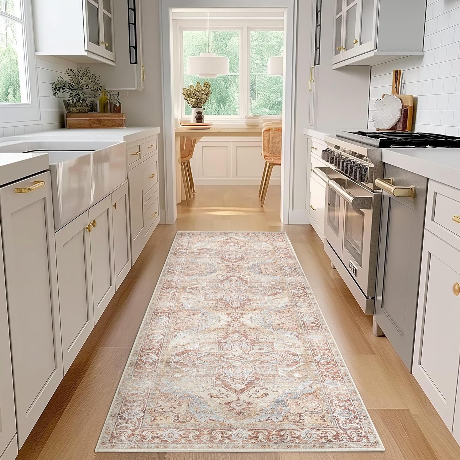 Jinchan Runner Rug 2x6 Washable Indoor Non-Slip Accent Carpet