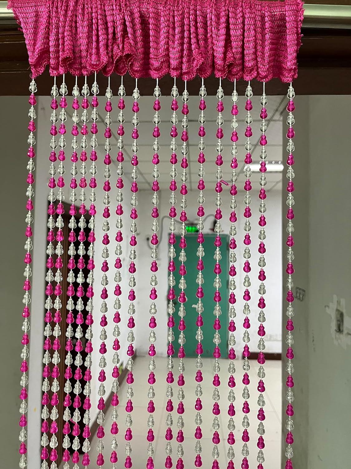ZiDeTang 18 Rows Acrylic Calabash Beaded Curtain