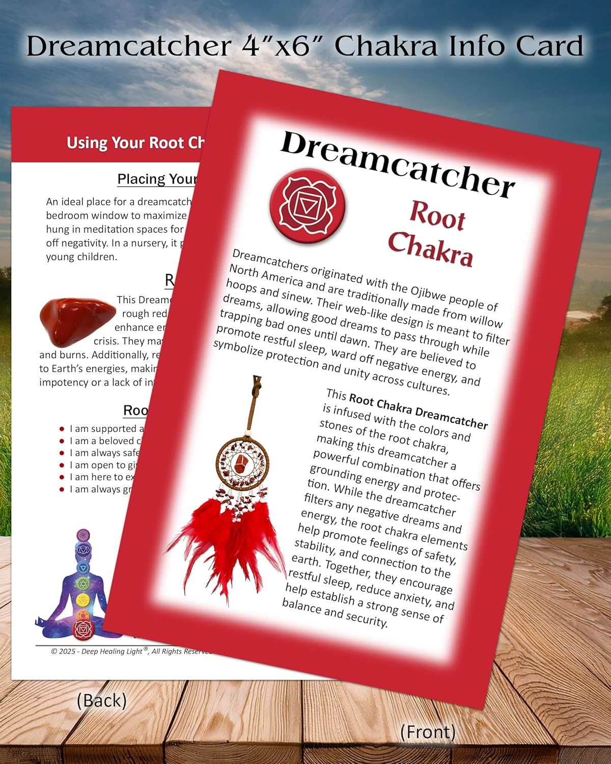 Red Dreamcatcher for Root Chakra Healing