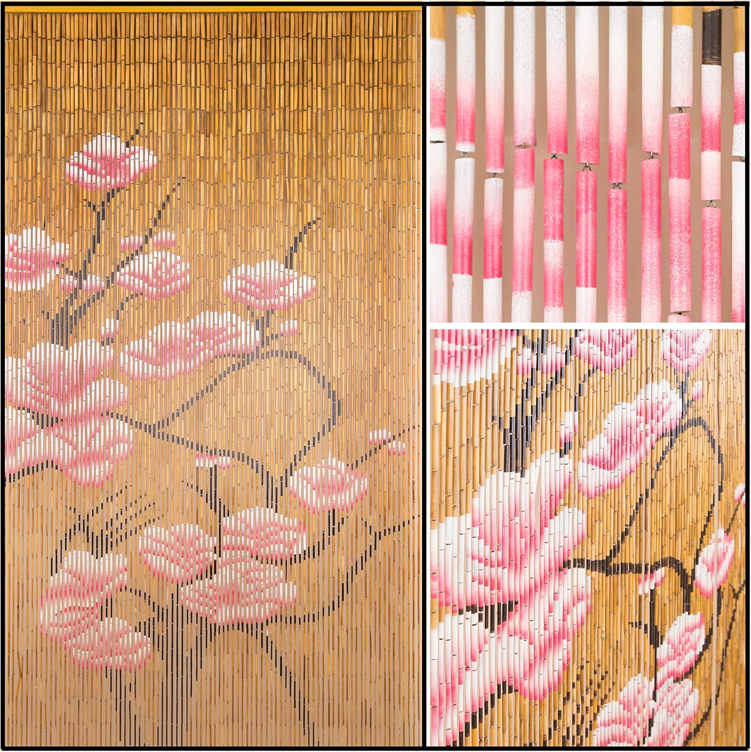 Beaded Curtain 90 Strands Blossom Design